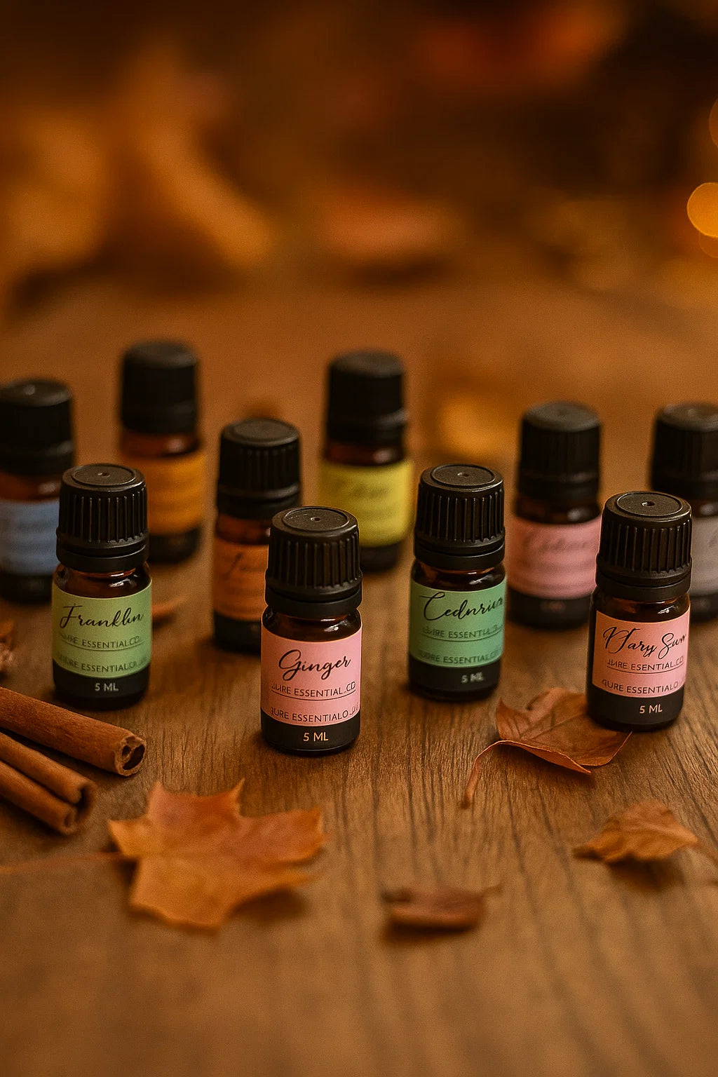 Aromatherapy Essential Oil Set - Autumn Set